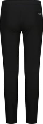 Schwarze Damen-Outdoorhose mit CMP-Logo auf der Rückseite.