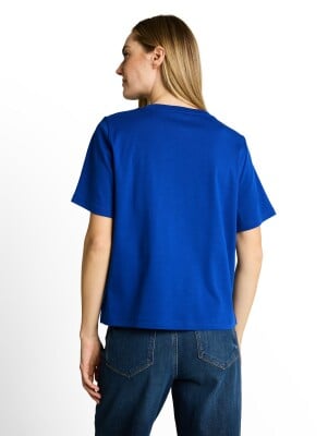 Tom Tailor Crew Neck Croche női póló