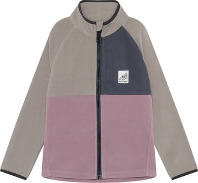 Farbige Fleecejacke mit Logo und Reißverschluss. Farbige Fleecejacke mit Logo und Reißverschluss.