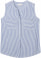 Striped női ujjatlan blúz
