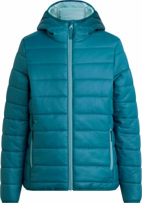 Diese Daunenjacke hat eine Kapuze und einen Reißverschluss, ideal für kaltes Wetter. Diese Daunenjacke hat eine Kapuze und einen Reißverschluss, ideal für kaltes Wetter.