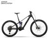 Schwarzes Fullsuspension-Mountainbike mit RAYMON-Schriftzug und AVINOX-Logo.