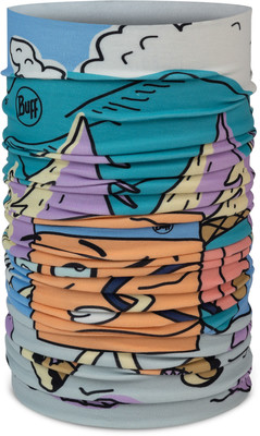 Nackenschutz mit buntem Aufdruck und Buff-Logo. Nackenschutz mit buntem Aufdruck und Buff-Logo.
