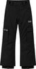 Schwarze Skihose mit Cargotaschen und Markenlogo.