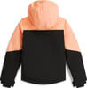 Rückseite einer rosa und schwarzen O'Neill Kapuzenjacke.