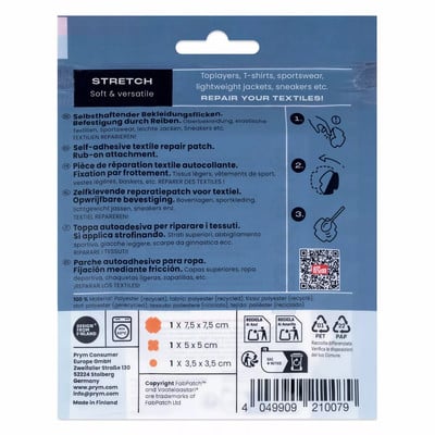 Selbstklebende Textilflicken zur Reparatur von Kleidung und Sportartikeln. Selbstklebende Textilflicken zur Reparatur von Kleidung und Sportartikeln.