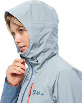 Jack Wolfskin Eagle Peak 2L Regenjacke mit Kapuze