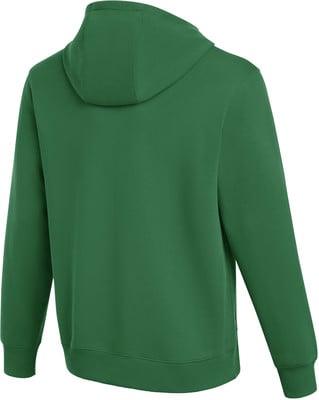 Grüner Herrenpullover mit Kapuze von hinten gezeigt. Grüner Herrenpullover mit Kapuze von hinten gezeigt.