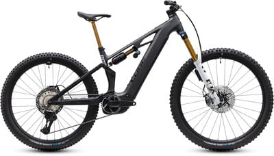 Cube E-Mountainbike mit Federung und Scheibenbremsen. Cube E-Mountainbike mit Federung und Scheibenbremsen.