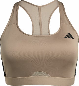 adidas Powerreact Train Medium-Support 3-Streifen Sport-BH