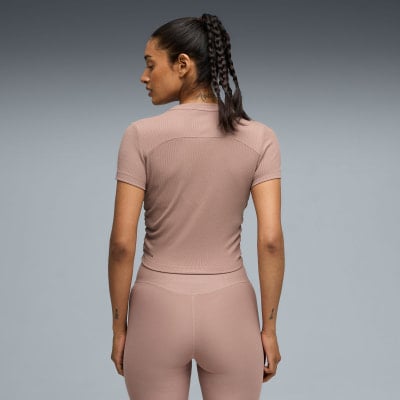 Puma W Cloudspun Rib Tee T-Shirt