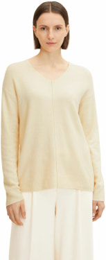 Knit Cozy V-Neck női pulóver