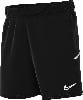Schwarze Nike Herren-Shorts mit weißem Logo und Mesh-Einsätzen.