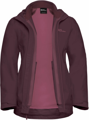 Jack Wolfskin Moonrise 3in1 Funktionsjacke mit Kapuze