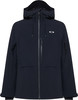 Dunkelblaue Oakley Herren-Skijacke mit Kapuze und Logo.
