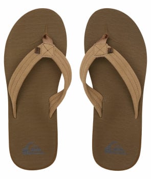 Quiksilver Carver Suede Core Flip Flops