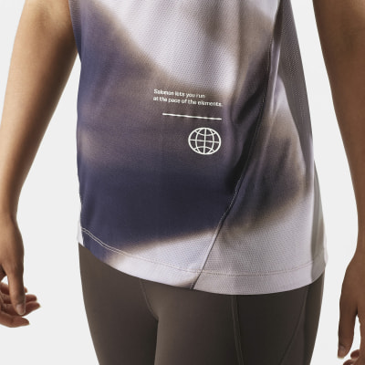 Salomon Shakeout Core GFX Lauftanktop