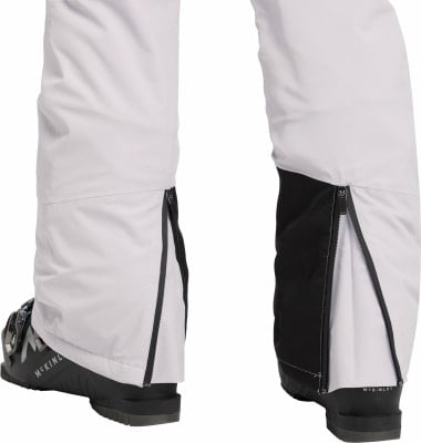 Skihose mit seitlichen Reißverschlüssen und Skischuh. Skihose mit seitlichen Reißverschlüssen und Skischuh.
