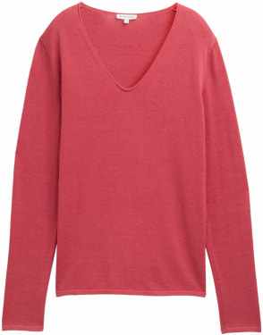 Basic V-Neck női pulóver
