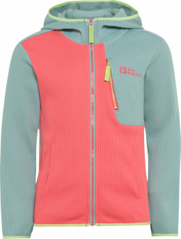Jack Wolfskin Actamic Grid Midlayer mit Kapuze