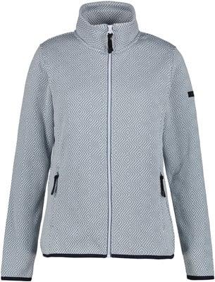Graue Steppjacke mit durchgehendem Reißverschluss und Rautenmuster. Graue Steppjacke mit durchgehendem Reißverschluss und Rautenmuster.