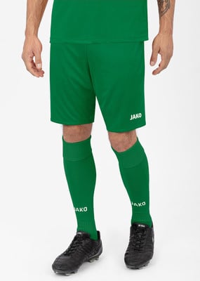 Herren-Shorts und -Socken in Grün mit JAKO-Logo. Herren-Shorts und -Socken in Grün mit JAKO-Logo.