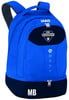 Blauer Rucksack mit TSV Ottensheim Logo und Initialen MB.