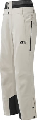 Beige Skihose mit schwarzen Details und Markenlogo. Beige Skihose mit schwarzen Details und Markenlogo.