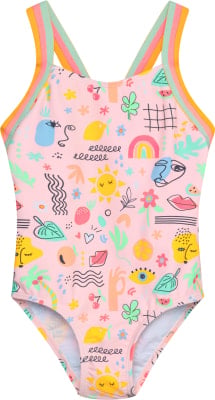 Colorkids COLORBadeanzug AOP w.Elastic Straps Colorkids COLORBadeanzug AOP w.Elastic Straps