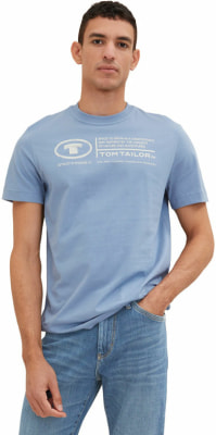 Tom Tailor Printed Crewneck férfi póló