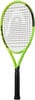 Grüner HEAD Tennisschläger mit schwarzem Griffband und schwarzen Details.