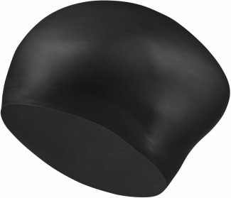 Long Hair Silicone Cap Badehaube 100% Silikon