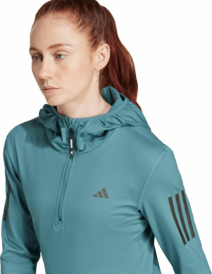 adidas Own the Run Winterized Hoodie mit Halfzip