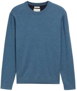 Tom Tailor Basic Crewn kötött férfi pulóver
