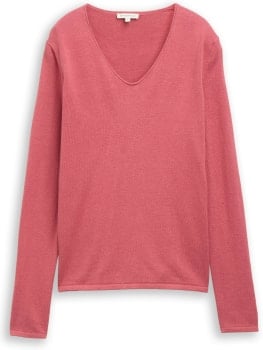 Tom Tailor Basic V-Neck női pulóver