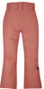 Damen-Skihose in Rosa mit Logo auf dem Bein.