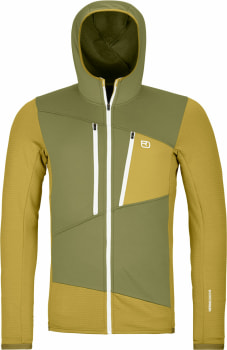 Ortovox Fleece Grid Fleecejacke mit Kapuze