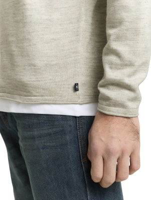 Tom Tailor Space Dye Knit férfi pulóver Tom Tailor Space Dye Knit férfi pulóver