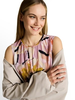 Tom Tailor TOM TAILOR Feminine Top női ujjatlan blúz