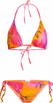 Firefly Mari Painted Flower Triangle Bikini-Set