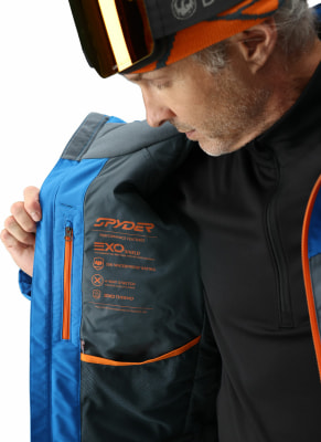 Spyder Rival Skijacke mit Kapuze