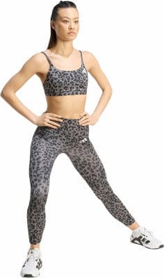 adidas Optime Essentials 3-Streifen Leopard 7/8 Tights adidas Optime Essentials 3-Streifen Leopard 7/8 Tights