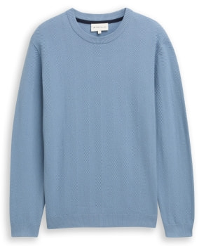 Tom Tailor Knitted Herring. férfi pulóver