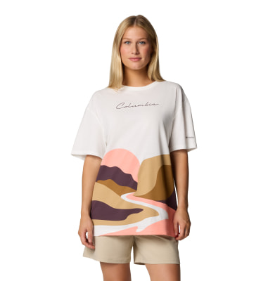 Columbia Rolling Bend Oversized női póló