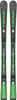 HEAD Supershape Skier mit schwarzem und grünem Design und HEAD-Logo.