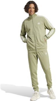 adidas Basic 3-Streifen French Terry Trainingsanzug
