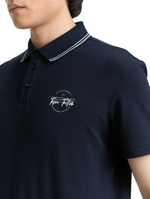 Tom Tailor Detailed Polo férfi póló