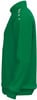 Grüne Herrenjacke mit Logo auf der Schulter und Seitentasche.