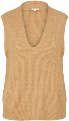 Tom Tailor TOM TAILOR Knit Sleeveless női pulóver V-nyakú