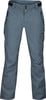 Graue Outdoor-Hose mit Reißverschlusstaschen und Markenlogo.